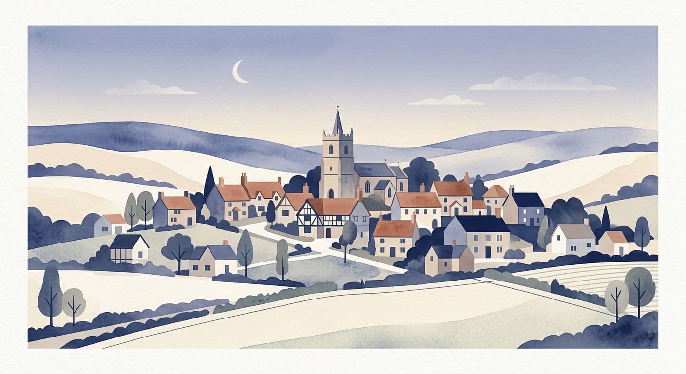 Bracknell cityscape illustration